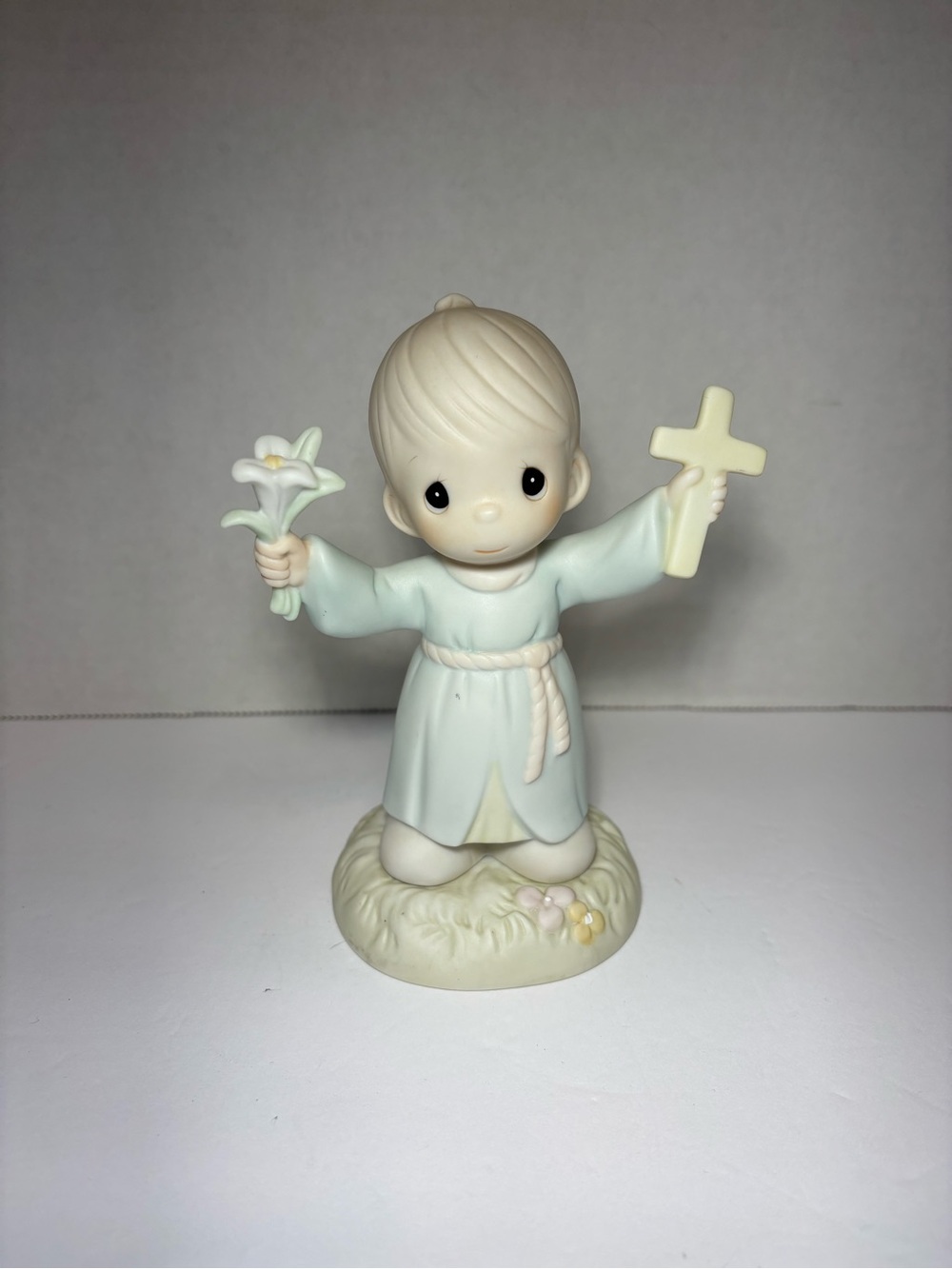 Precious Moments 1994 “Hallelujah For The Cross” Trumpet Mark Signed Sam Butcher